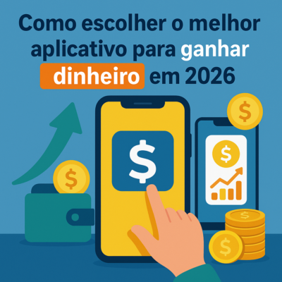 aplicativos para ganhar dinheiro illustration for Como escolher o melhor aplicativo para ganhar dinheiro em 2026