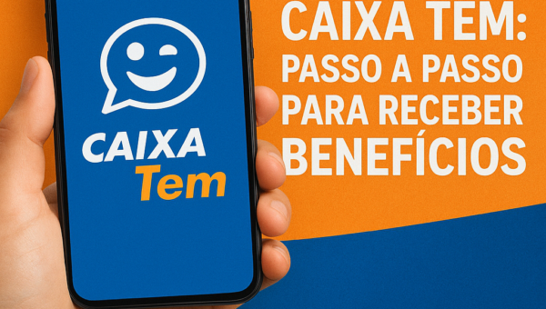 Illustration of Como usar Caixa Tem: passo a passo para receber benefícios