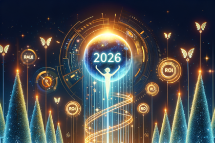 Illustration of Guia de Marketing Digital 2026: 7 Tendências com ROI para Pequenos Negócios