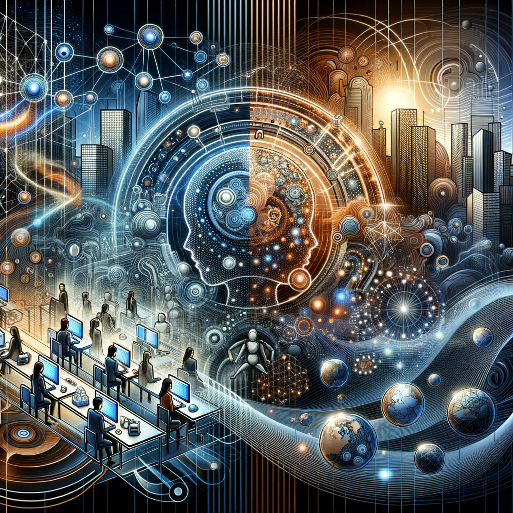 Inteligência Artificial em 2026: Como a IA Está Mudando o Trabalho illustration for Inteligência Artificial em 2026: Impactos