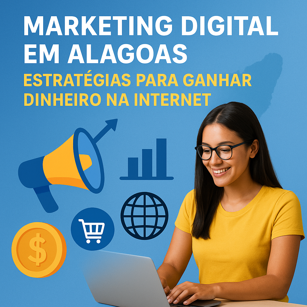 Illustration of Marketing Digital em Alagoas: Estrat&eacute;gias para Ganhar Dinheiro na Internet