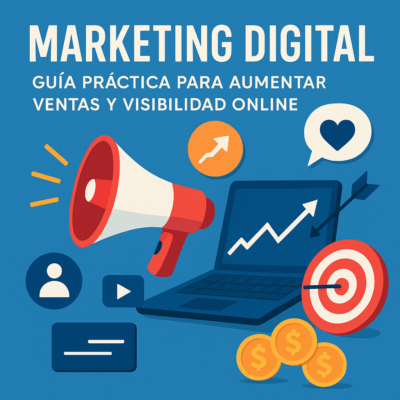 Illustration of Marketing digital: Guía práctica para aumentar ventas y visibilidad online