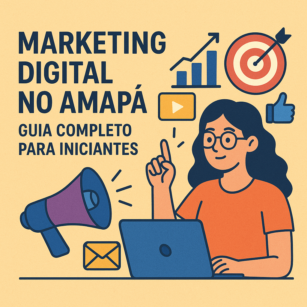 Illustration of Marketing Digital no Amap&aacute;: Guia Completo para Iniciantes