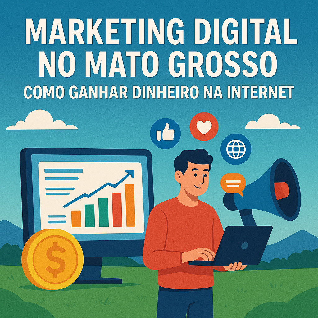 Marketing digital Mato Grosso illustration for Marketing Digital no Mato Grosso: Como Ganhar Dinheiro na Internet