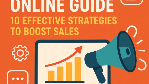 online marketing illustration for Marketing Online Guide: 10 Effective Strategies to Boost Sales