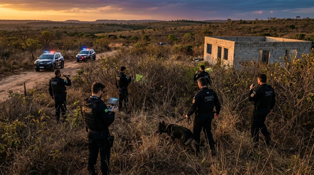 Agents_conducting_search_202604140834-1024x572 Mistério e Crueldade: Pastor Italiano de 80 anos é Vítima de Emboscada Mortal no Distrito Federal