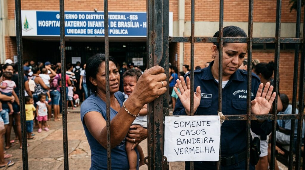 Colapso na Saúde do DF: O Grito de Socorro Diante das Portas Fechadas do HMIB