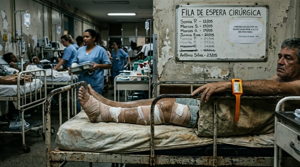 Caos na Saúde do DF: Superlotação e a Espera por Cirurgias