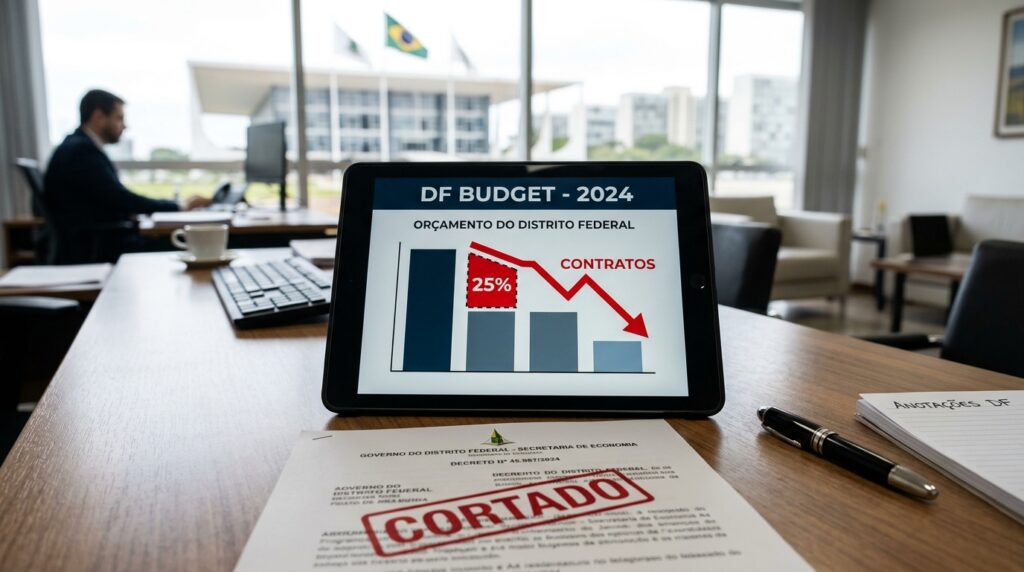 Decreto de Celina Leão: GDF impõe Corte de 25% em Contratos para Equilibrar Orçamento