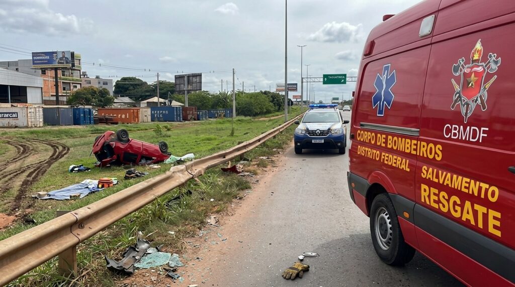 Acidente Grave em Taguatinga Deixa Feridos: Veja Detalhes