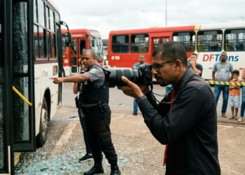 Rodoviária do Plano Piloto: Vandalismo em ônibus para São Sebastião DF