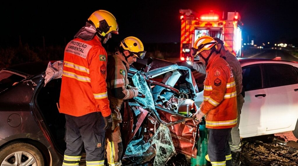 Acidente BR-251: colisão fatal perto de São Sebastião