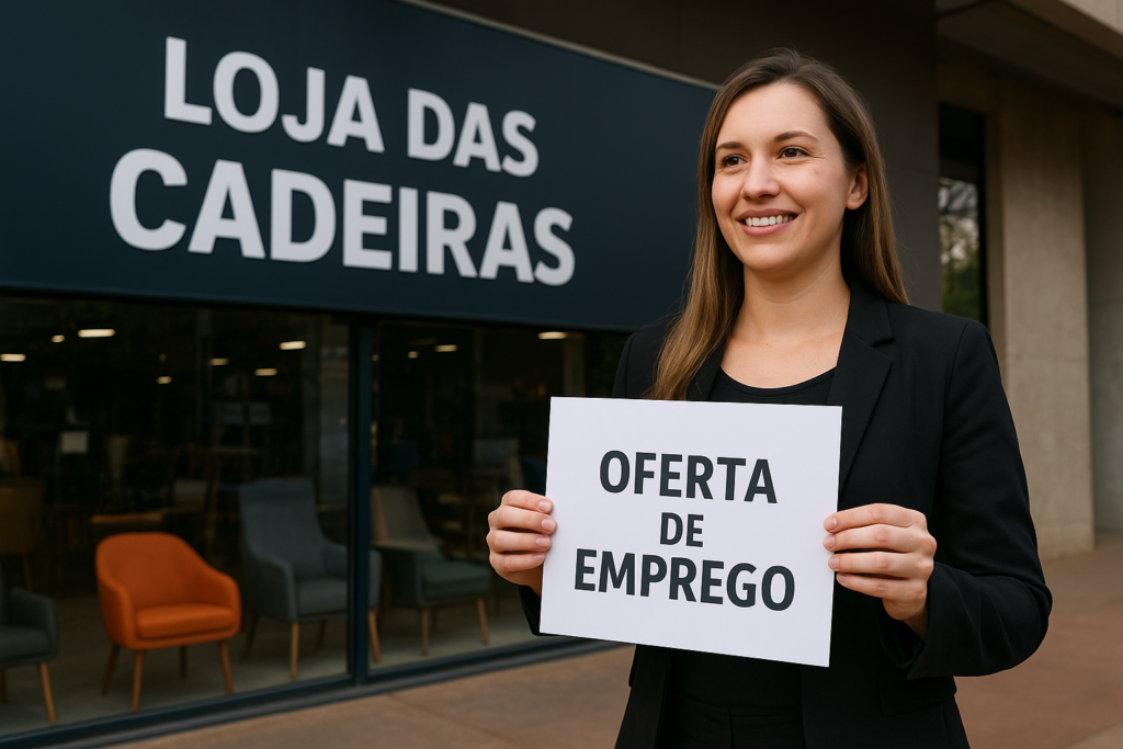 Loja das Cadeiras abre vaga de consultor(a) de vendas na Asa Sul, em Brasília (DF)